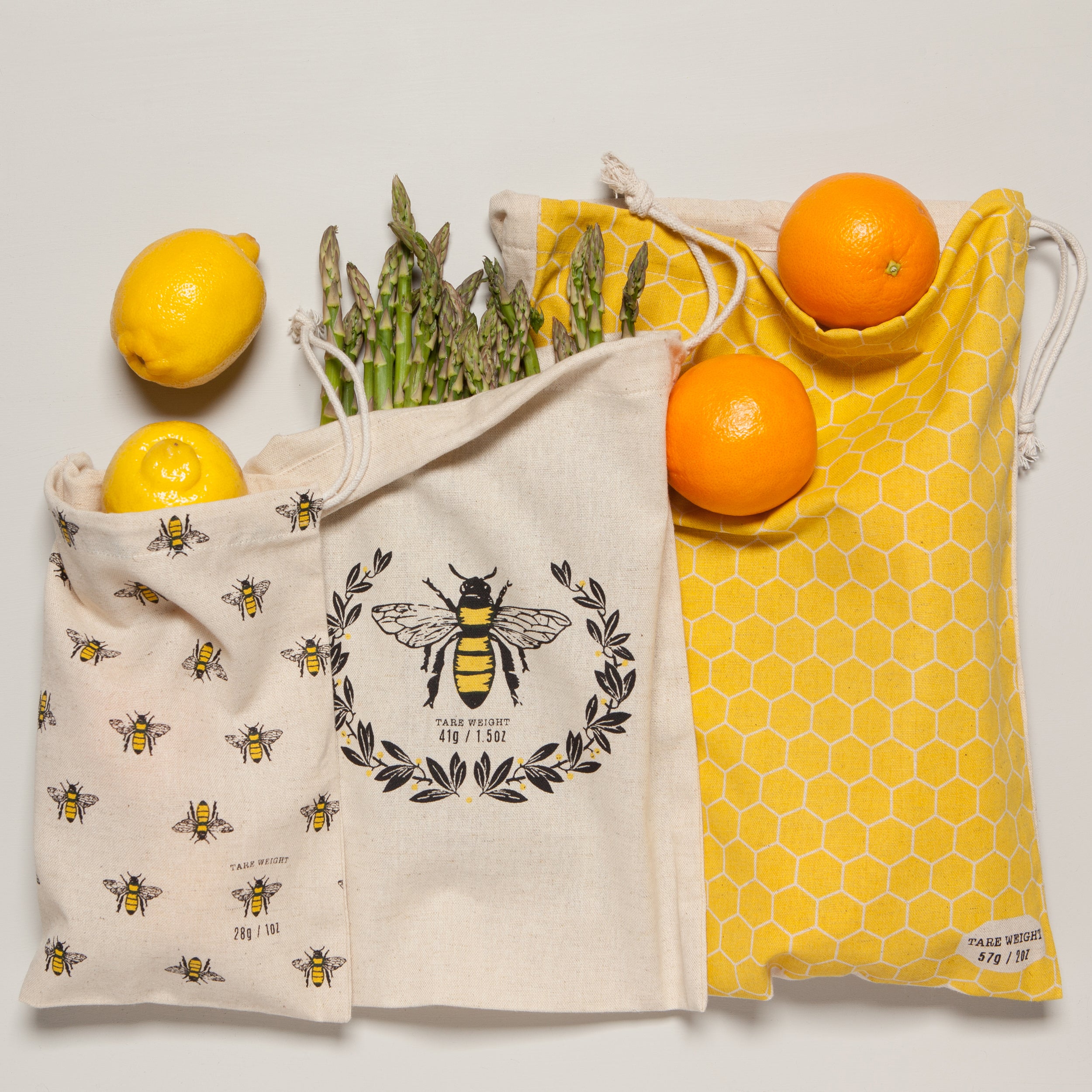 Busy Bee Produce Bags (Set of 3)