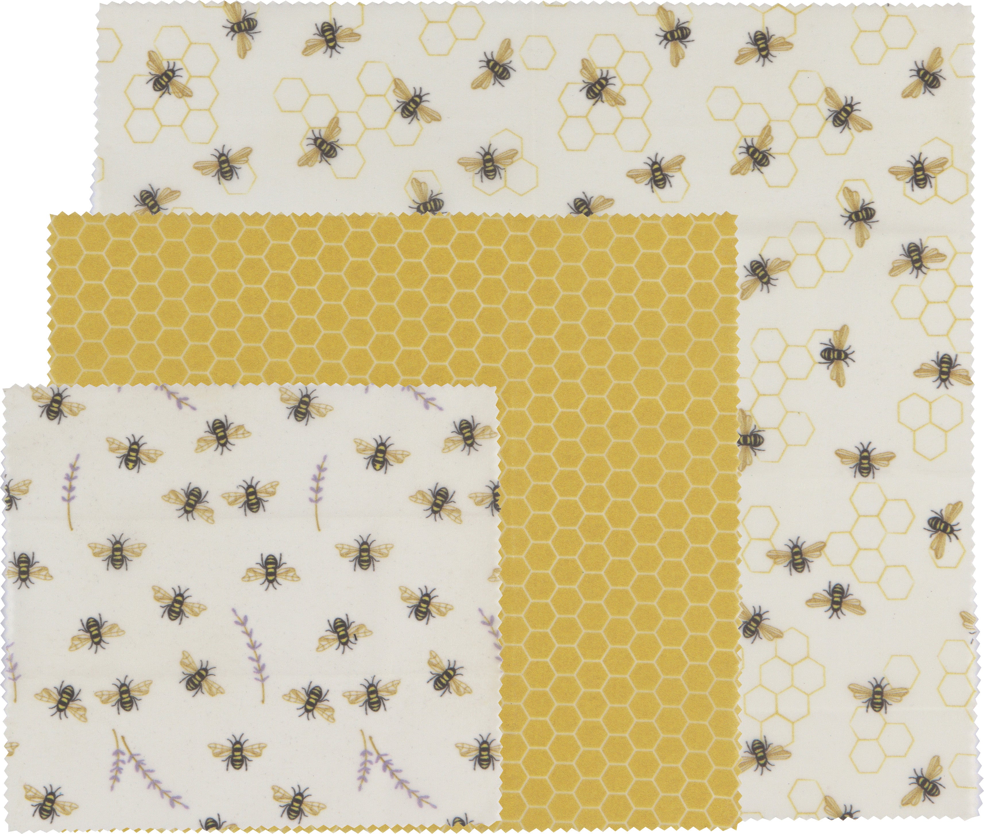 Bees Beeswax Wrap (Set of 3)